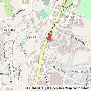 Mappa Via Roma, 43, 22040 Lurago d'Erba, Como (Lombardia)