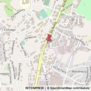 Mappa Via Roma, 45, 22040 Lurago d'Erba, Como (Lombardia)