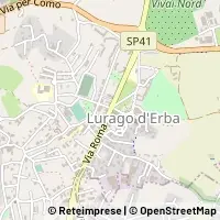 Kaart Lurago d'Erba