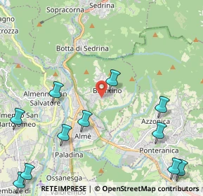 Mappa Via Gaetano Donizetti, 24018 Villa d'Almè BG, Italia (2.94727)