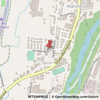 Mappa Piazza Premi Nobel, 17, 36061 Lusiana, Vicenza (Veneto)