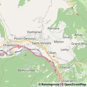 Mappa Saint-Vincent