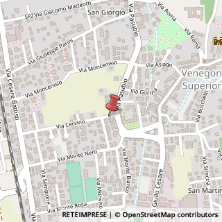 Mappa Via Cervino, 3, 21040 Venegono Superiore VA, Italia, 21040 Venegono Superiore, Varese (Lombardia)