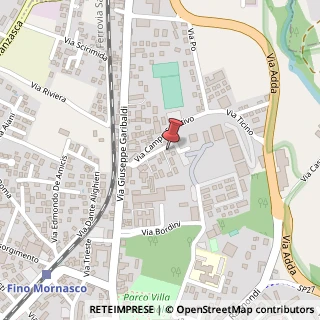 Mappa Via Mazzini, 2, 22073 Fino Mornasco, Como (Lombardia)