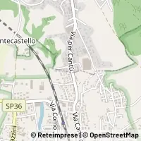 Mapa Cantù