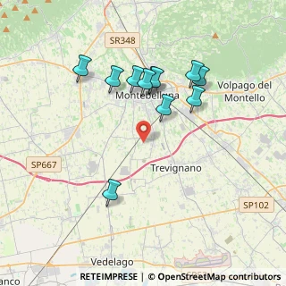 Mappa Via Lisbona, 31044 Montebelluna TV, Italia (3.47273)