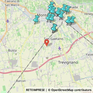 Mappa Via Lisbona, 31044 Montebelluna TV, Italia (2.60071)