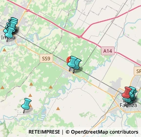 Mappa Viale F. lli Cairoli, 48014 Castel Bolognese RA, Italia (6.5935)