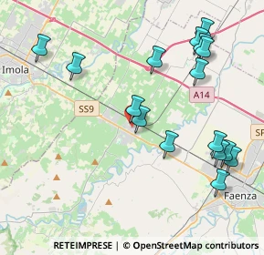 Mappa Viale F. lli Cairoli, 48014 Castel Bolognese RA, Italia (4.69563)