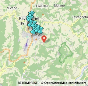 Mappa Via Lavacchio Pavullo, 41026 Pavullo nel Frignano MO, Italia (1.61364)