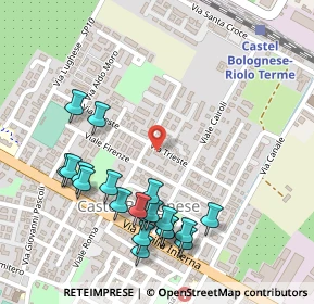 Mappa Via Trieste, 48014 Castel Bolognese RA, Italia (0.285)