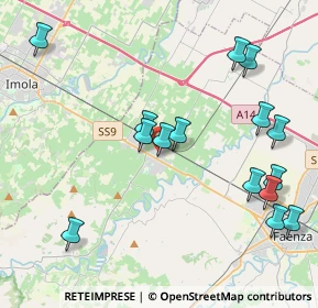 Mappa Via Trieste, 48014 Castel Bolognese RA, Italia (4.70933)