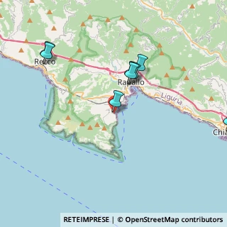 Mappa Via Privata Domizio Costa, 16038 Santa Margherita Ligure GE, Italia (6.25786)