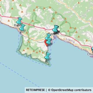 Mappa Via Privata Domizio Costa, 16038 Santa Margherita Ligure GE, Italia (6.2405)