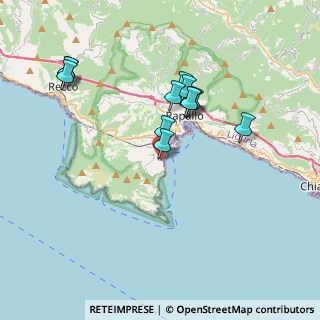 Mappa Via Privata Domizio Costa, 16038 Santa Margherita Ligure GE, Italia (3.49167)