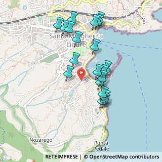 Mappa Via Nino Bixio, 16038 Santa Margherita Ligure GE, Italia (0.4605)