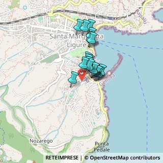 Mappa Via Nino Bixio, 16038 Santa Margherita Ligure GE, Italia (0.2745)