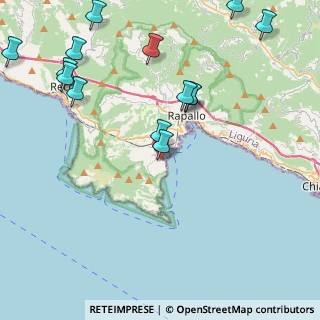 Mappa Via Anton Maria Maragliano, 16038 Santa Margherita Ligure GE, Italia (5.60733)