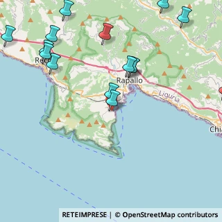 Mappa Via Nino Bixio, 16038 Santa Margherita Ligure GE, Italia (5.80625)
