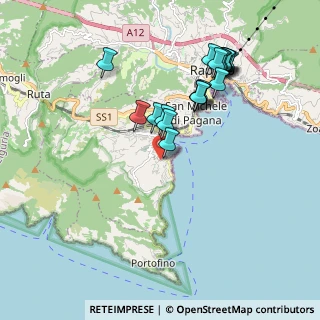 Mappa Via Nino Bixio, 16038 Santa Margherita Ligure GE, Italia (1.9325)
