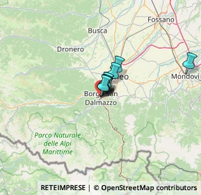 Mappa Via Grandis, 12011 Borgo San Dalmazzo CN, Italia (21.14786)