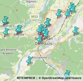 Mappa Via Grandis, 12011 Borgo San Dalmazzo CN, Italia (2.447)