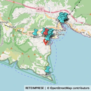 Mappa Via Maragliano, 16038 Santa Margherita Ligure GE, Italia (1.7385)