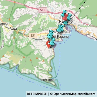 Mappa Via Maragliano, 16038 Santa Margherita Ligure GE, Italia (1.49182)