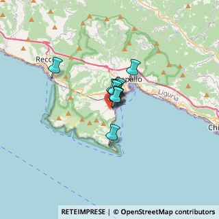 Mappa Via Maragliano, 16038 Santa Margherita Ligure GE, Italia (1.39455)