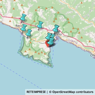 Mappa Via Maragliano, 16038 Santa Margherita Ligure GE, Italia (2.41667)