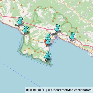 Mappa Via Maragliano, 16038 Santa Margherita Ligure GE, Italia (3.57909)