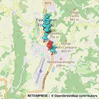 Mappa Via Giuseppe Minelli, 41026 Pavullo Nel Frignano MO, Italia (0.7225)