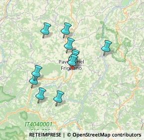Mappa Via Giuseppe Minelli, 41026 Pavullo Nel Frignano MO, Italia (6.14)