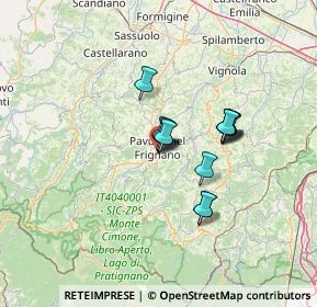 Mappa Via Giuseppe Minelli, 41026 Pavullo Nel Frignano MO, Italia (9.22462)