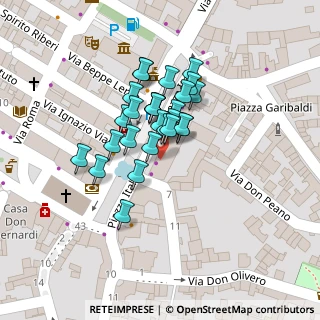 Mappa Piazza Italia, 12012 Boves CN, Italia (0.03852)