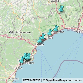 Mappa Via del Forte, 17012 Albissola Marina SV, Italia (15.89417)
