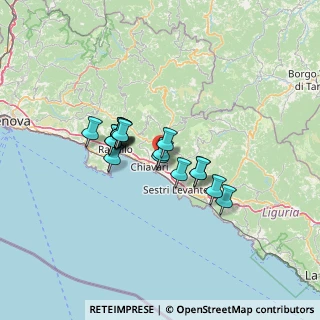 Mappa Via Liguria, 16030 Cogorno GE, Italia (9.66118)