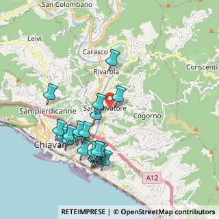 Mappa Via Liguria, 16030 Cogorno GE, Italia (2.0025)