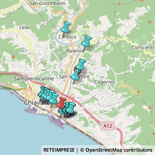 Mappa Via Liguria, 16030 Cogorno GE, Italia (2.1395)