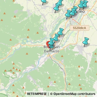 Mappa Via Marino Fratelli, 12011 Borgo San Dalmazzo CN, Italia (5.49846)