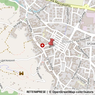 Mappa Via dei Partigiani, 8, 12012 Boves, Cuneo (Piemonte)
