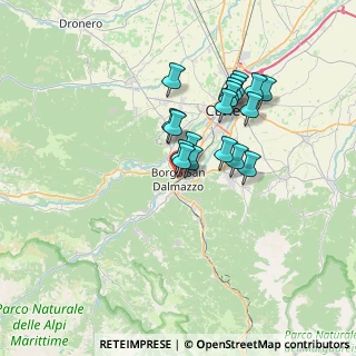 Mappa Via Avena, 12011 Borgo San Dalmazzo CN, Italia (5.57167)