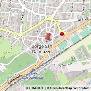 Mappa Via Roma, 85, 12011 Borgo San Dalmazzo, Cuneo (Piemonte)
