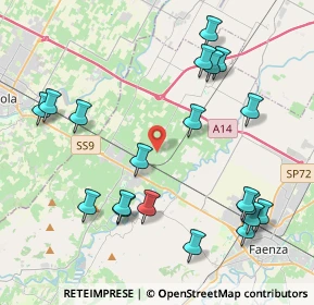 Mappa Via Farosi, 48014 Castel bolognese RA, Italia (4.8005)