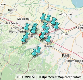 Mappa Via Farosi, 48014 Castel bolognese RA, Italia (10.078)