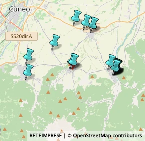 Mappa Via Primo Bersezio, 12016 Peveragno CN, Italia (3.862)