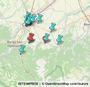 Mappa Via Primo Bersezio, 12016 Peveragno CN, Italia (7.14125)