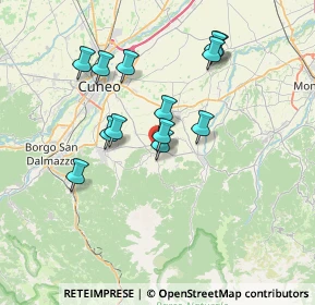 Mappa Via Primo Bersezio, 12016 Peveragno CN, Italia (6.48308)