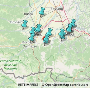 Mappa Via Primo Bersezio, 12016 Peveragno CN, Italia (12.465)