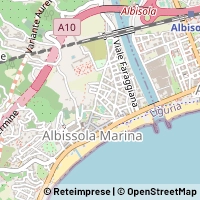 Kaart Albissola Marina